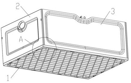 Portable storage box capable of being opened from multiple faces