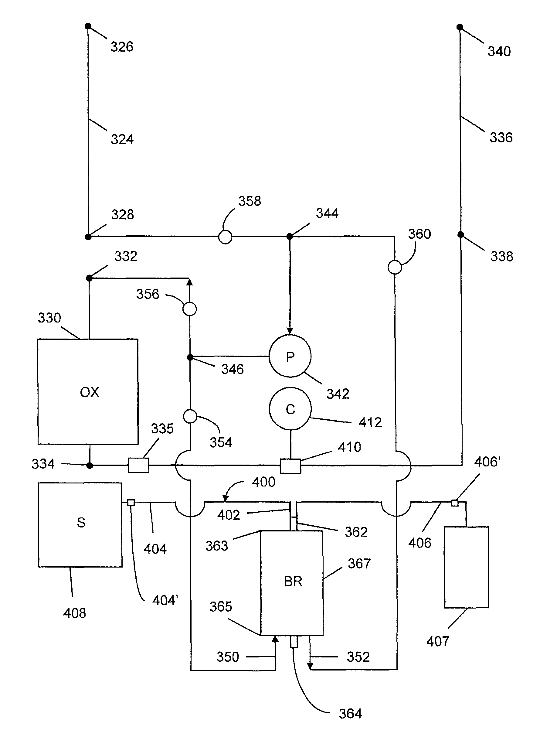 CPB system with fluid volume control