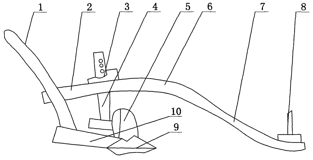 Simple walking plough