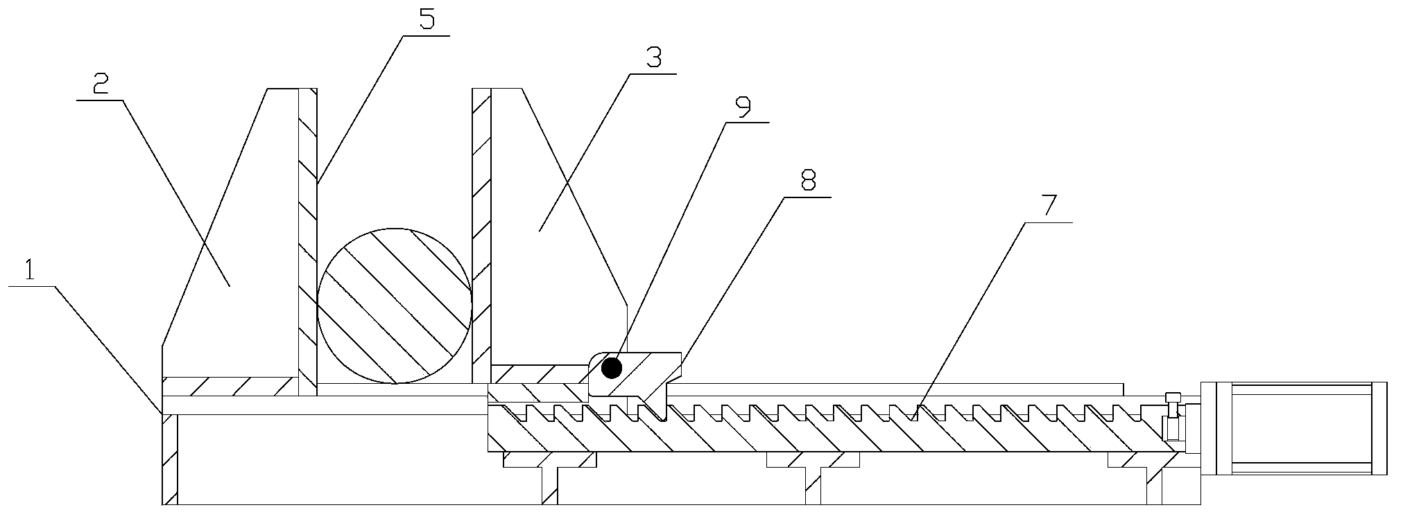 High-thrust-point bench clamp