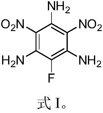 A heat-resistant compound 2-fluro-1,3,5-triamino-4,6-dinitrobenzene and a preparing method thereof