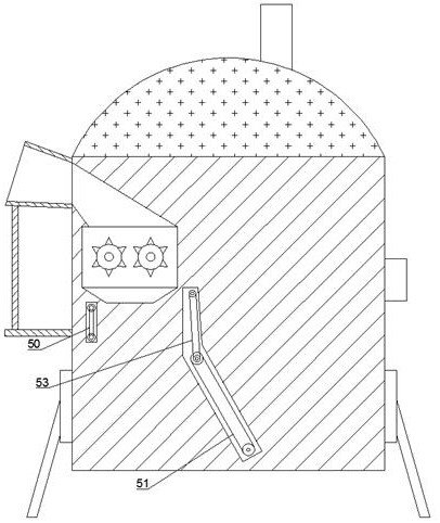 Steam boiler for automatically adding fuel