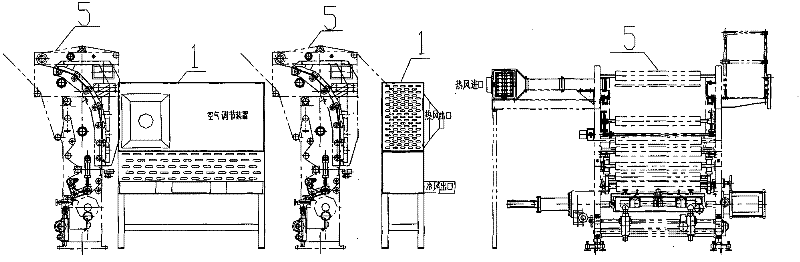 Unit type photogravure press and temperature control method