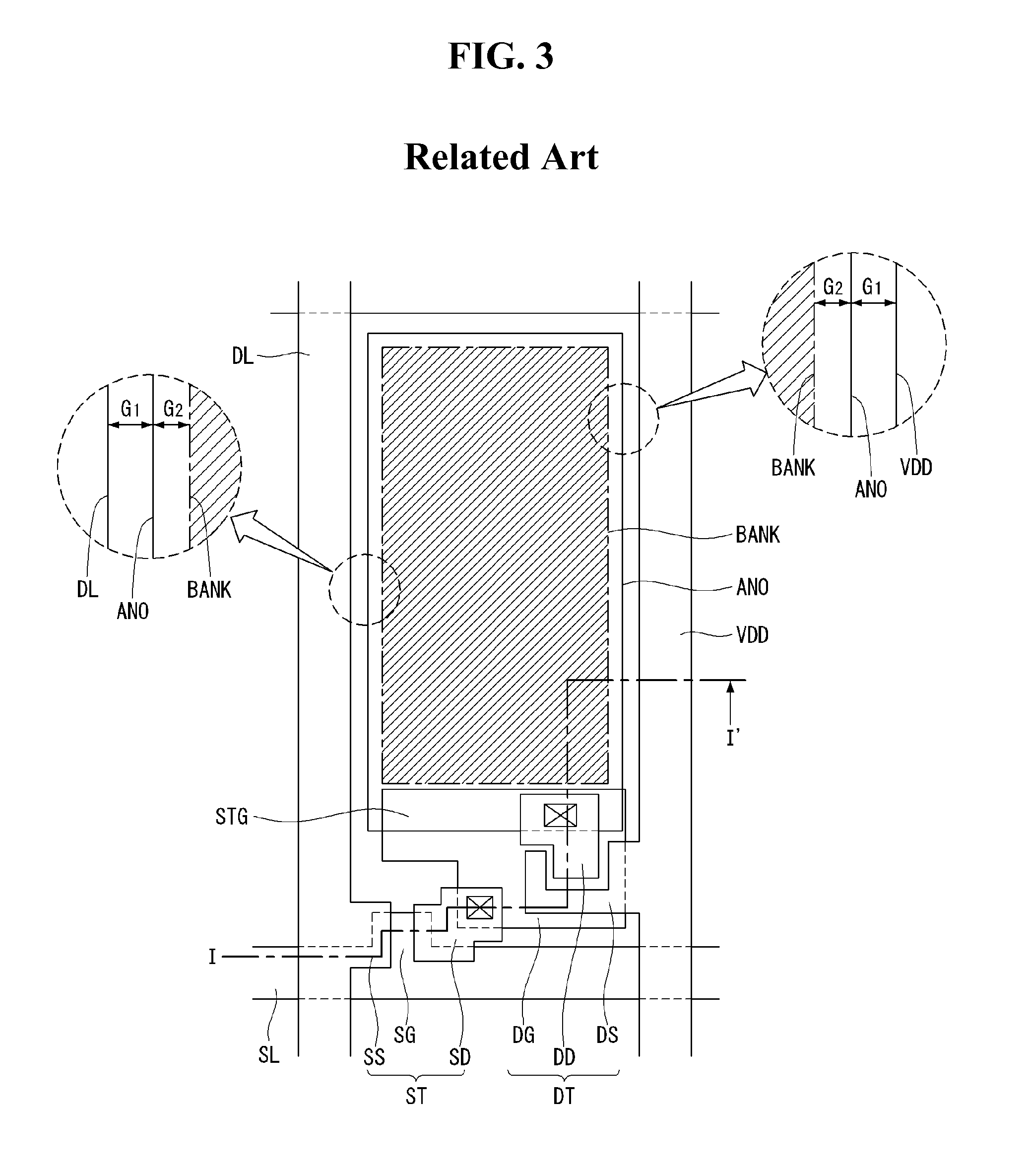 Organic light emitting diode display having high luminescence