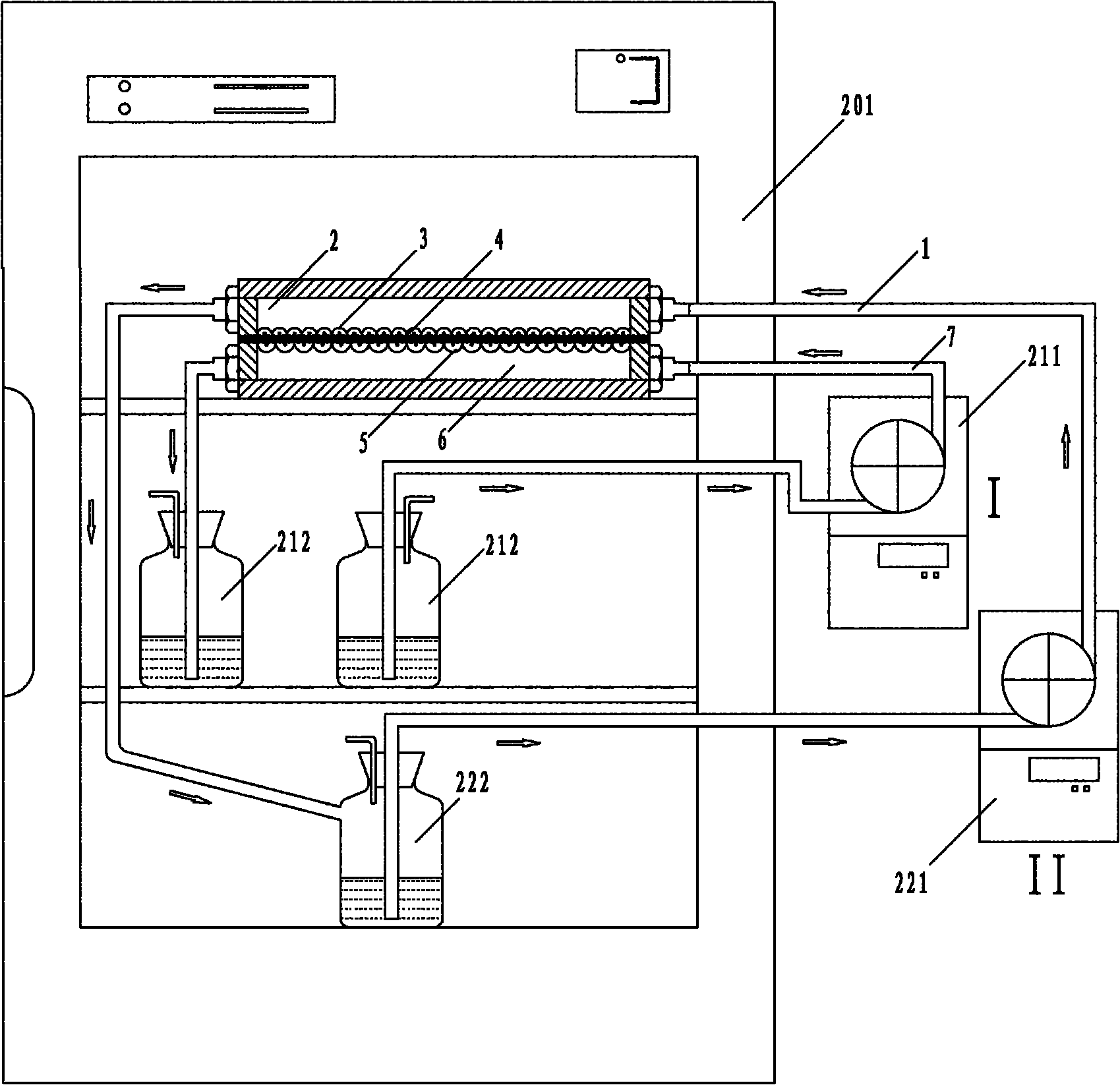 Mechanical loading flow chamber device for co-culturing in-vitro cells