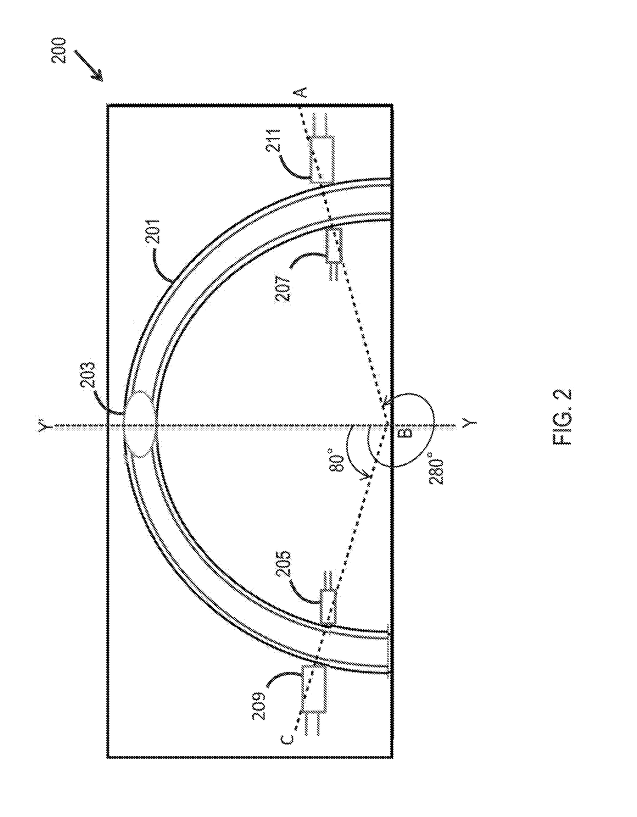 Vehicle rollover safety device utilizing a circular arc level