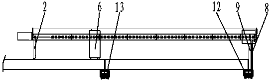 Perforating method for erecting long-span highway box girders by using DJ180 bridge erecting machine