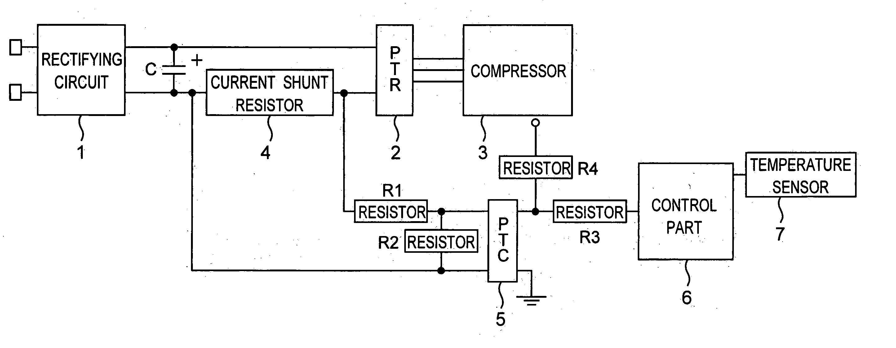 Compressor unit and refrigerator using the unit