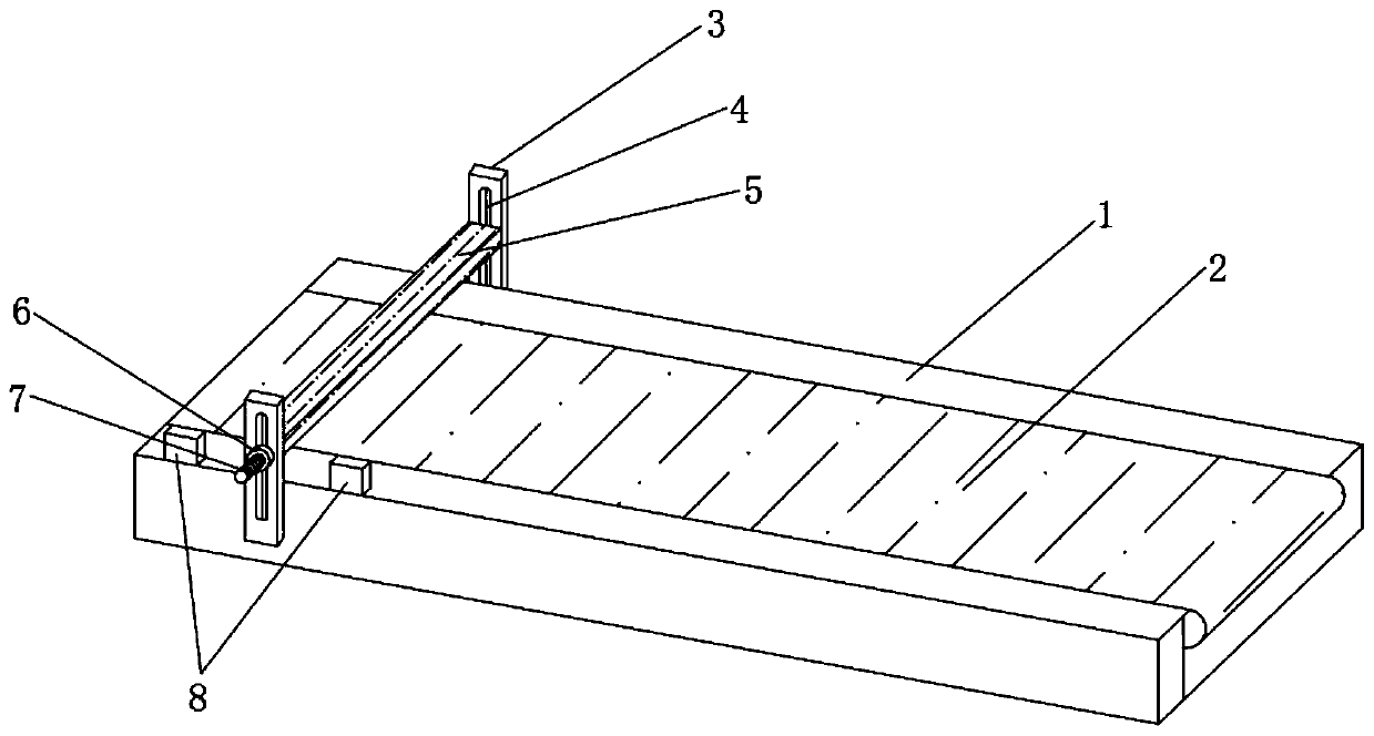 Robot ridge-passing life testing device and method