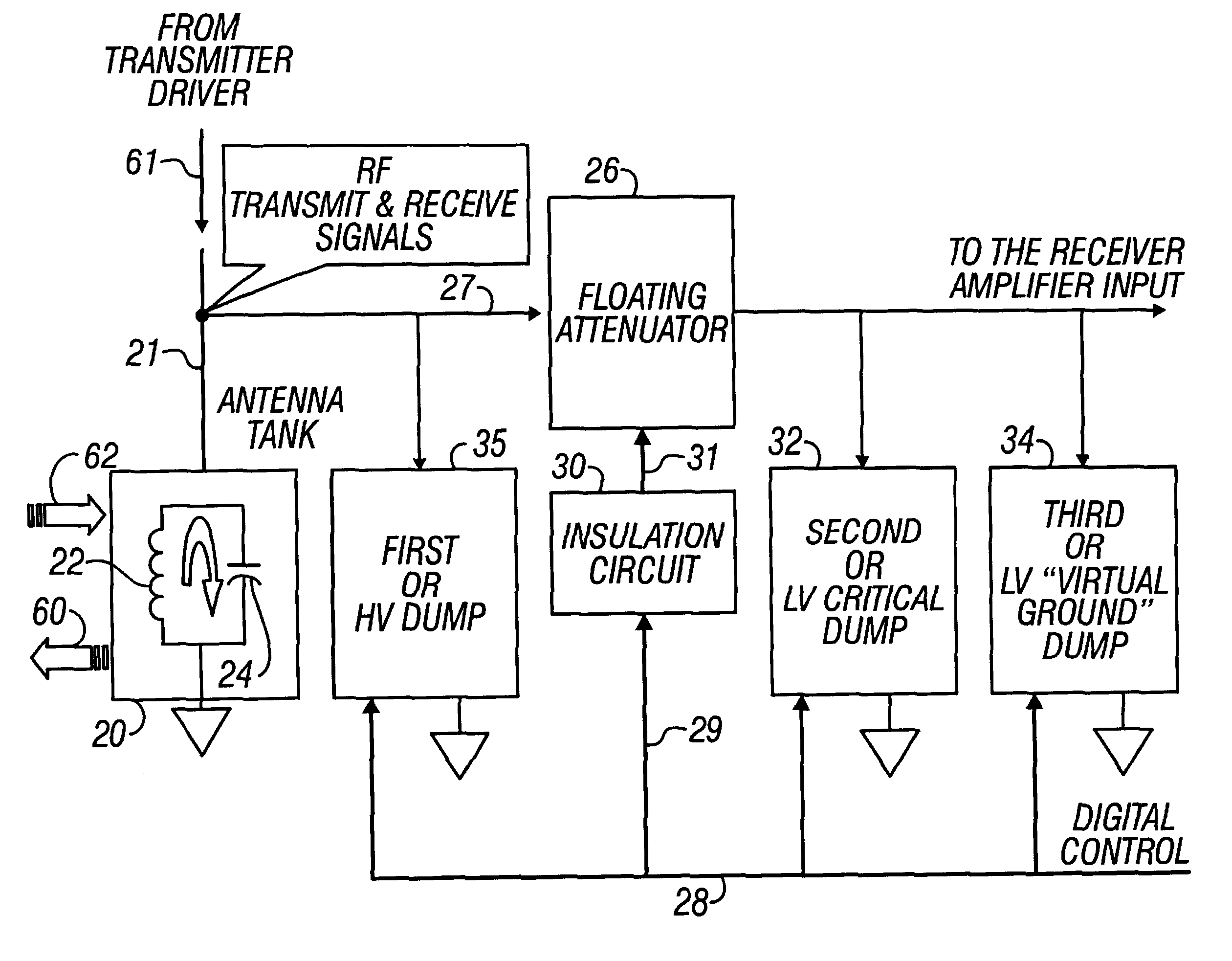 Active signal conditioning circuitry for well logging and monitoring while drilling nuclear magnetic resonance spectrometers