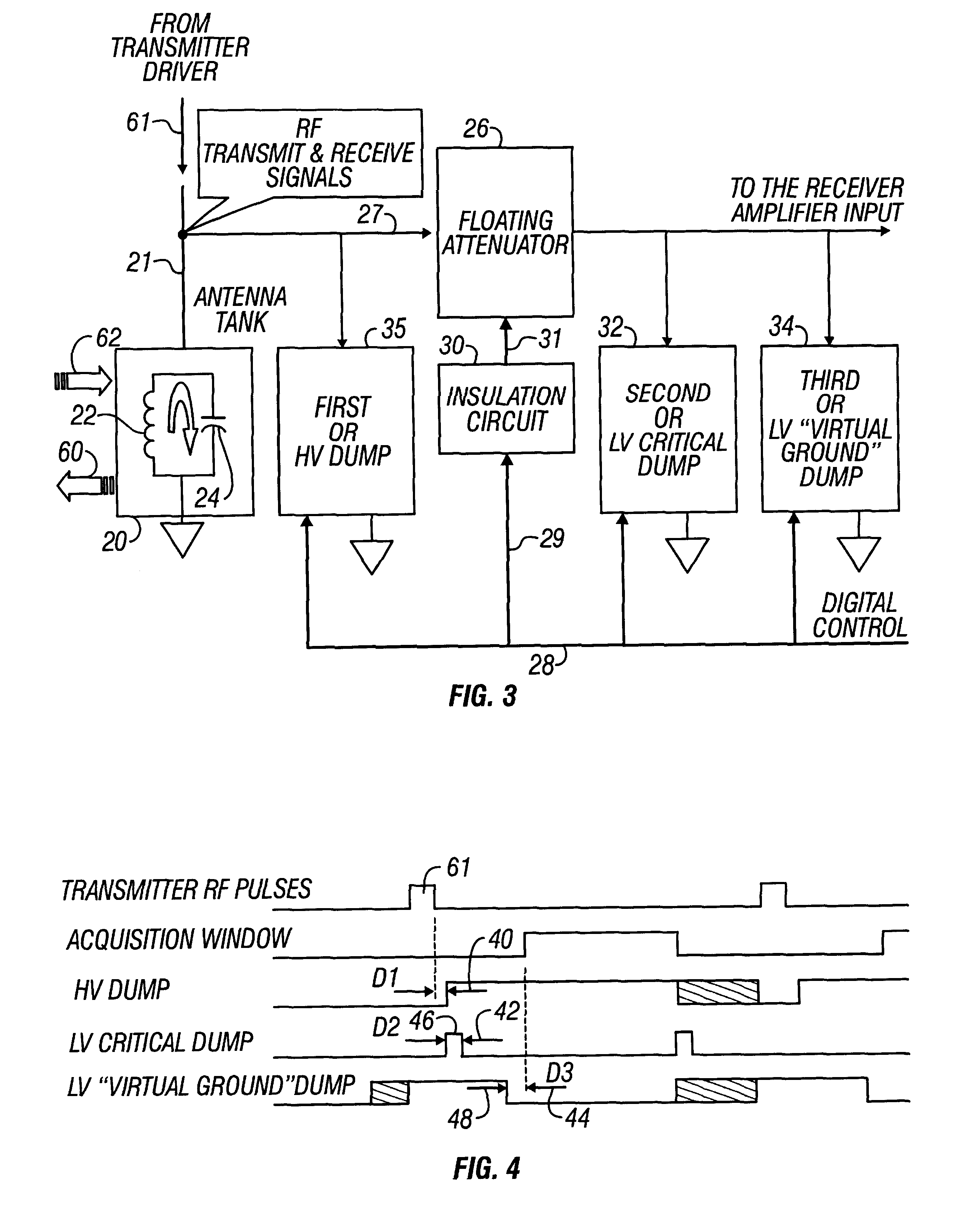 Active signal conditioning circuitry for well logging and monitoring while drilling nuclear magnetic resonance spectrometers