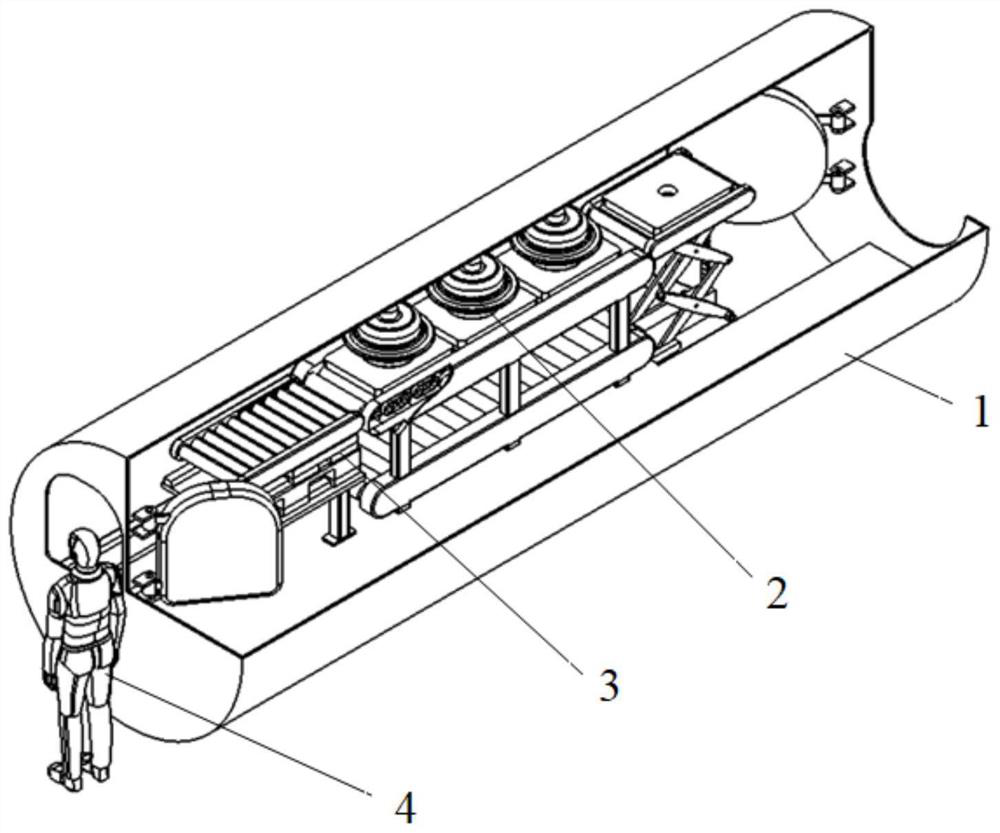 Automatic hob head in shield tunneling machine