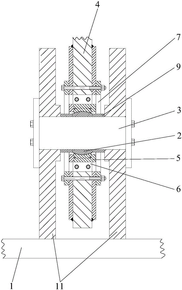 One-way sliding knuckle bearing joint