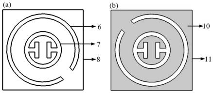 Bidirectional double-frequency-point terahertz modulator