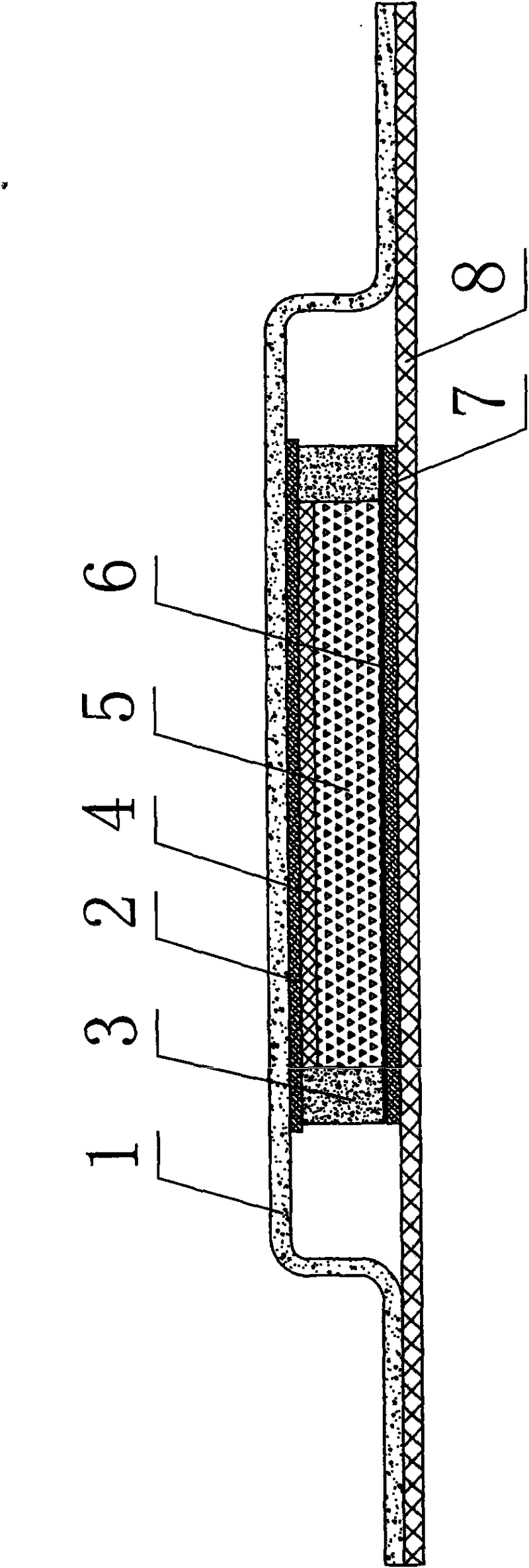 Externally applied emplastrum for treating anxious chronic bronchitis and preparation method thereof