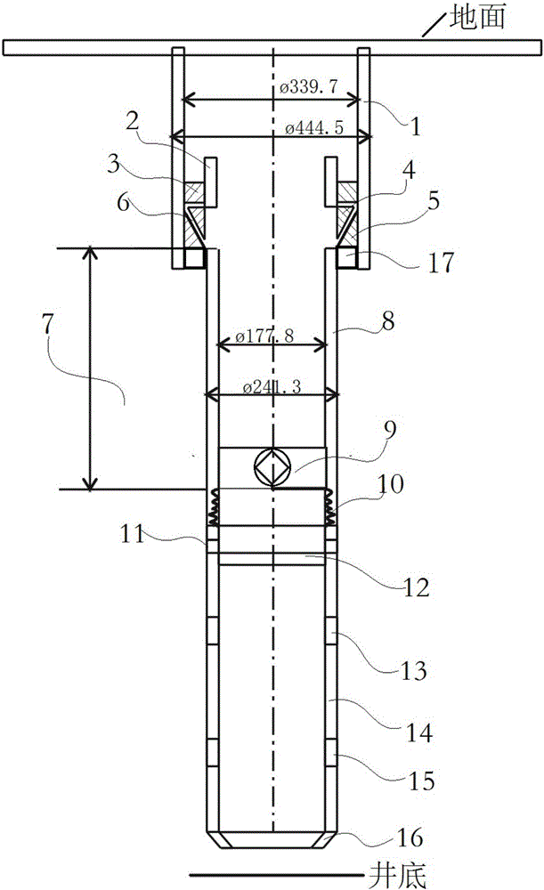 Novel well bore structure and well completion method for geothermal well
