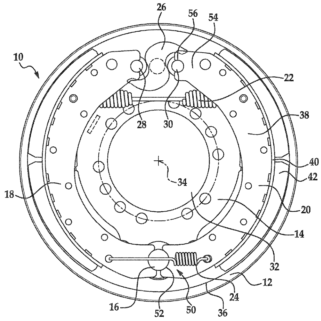 Noise Dampening Brake Shoe for a Drum Brake