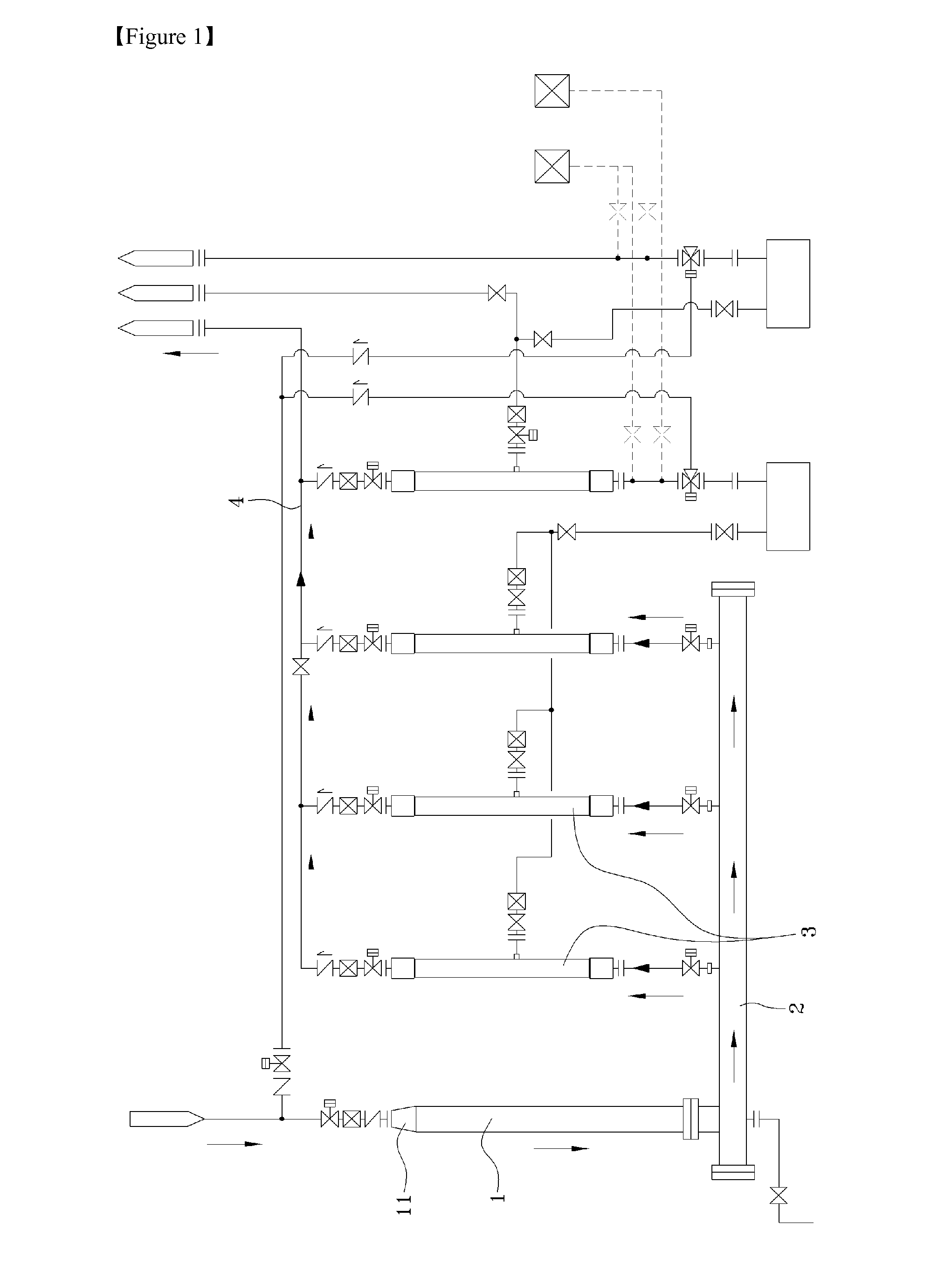 Separation and recycling system of perfluorinated compounds