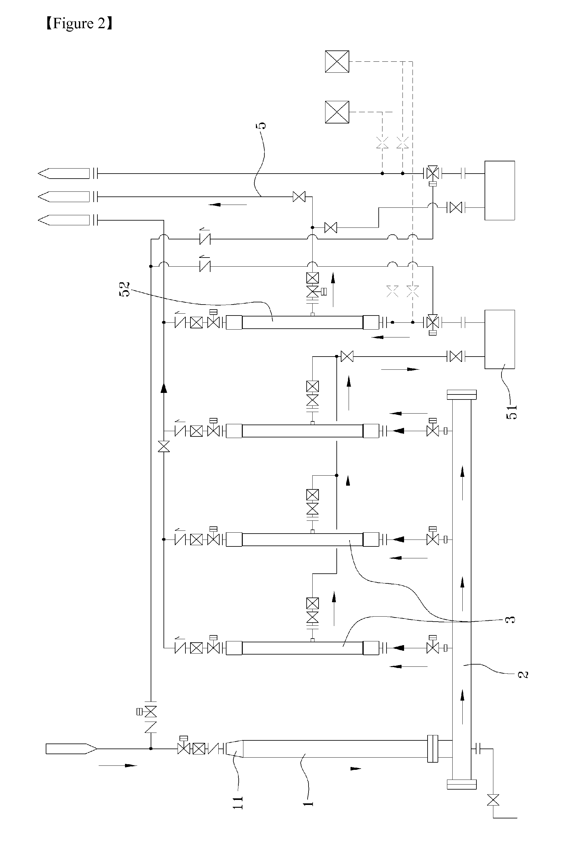 Separation and recycling system of perfluorinated compounds