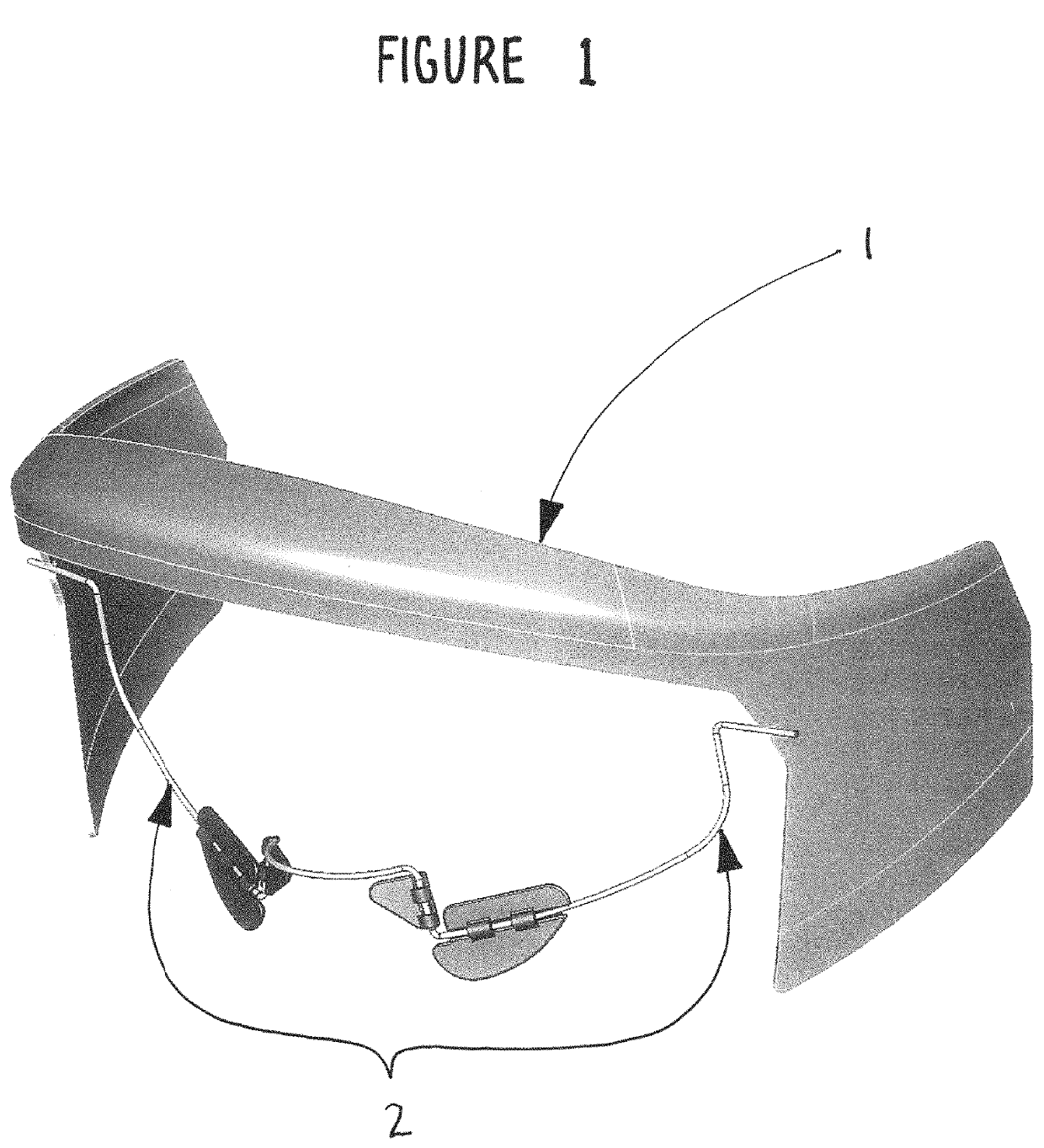 Suspension system for a new goggle frame platform
