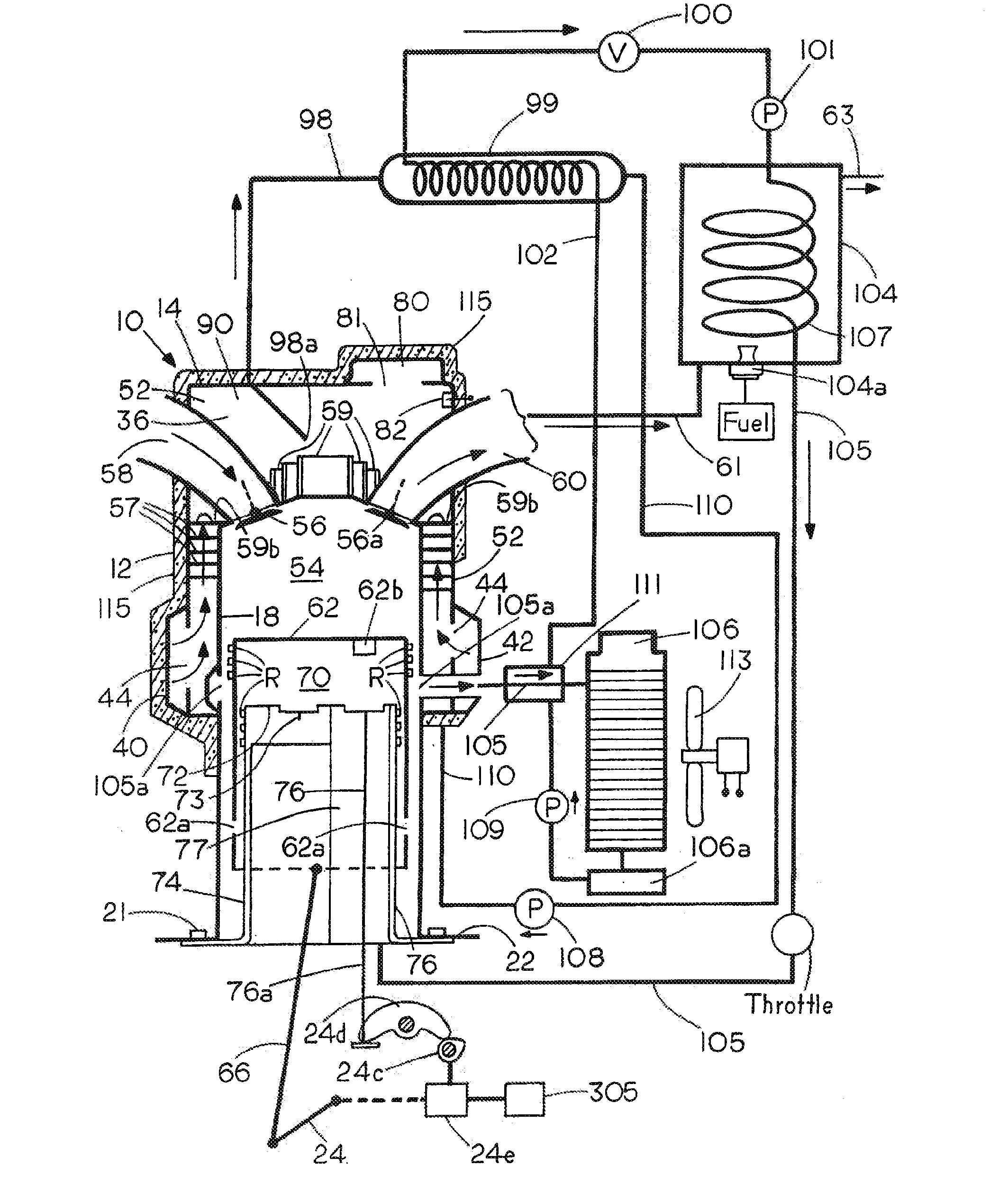 High Efficiency Dual Cycle Internal Combustion Steam Engine and Method