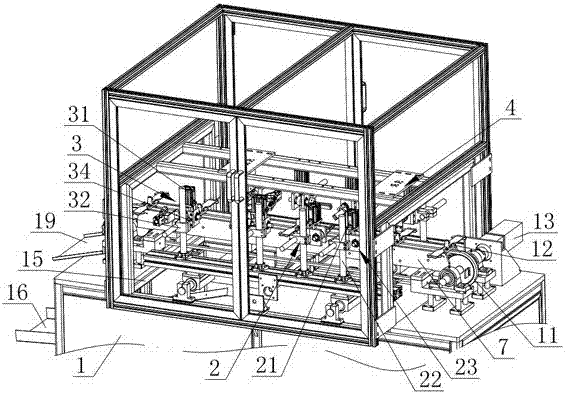 Full-automatic casting edge removing equipment