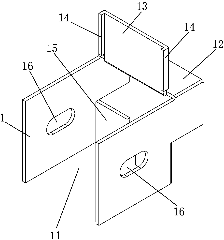 Keel connecting device based on suspended curtain wall