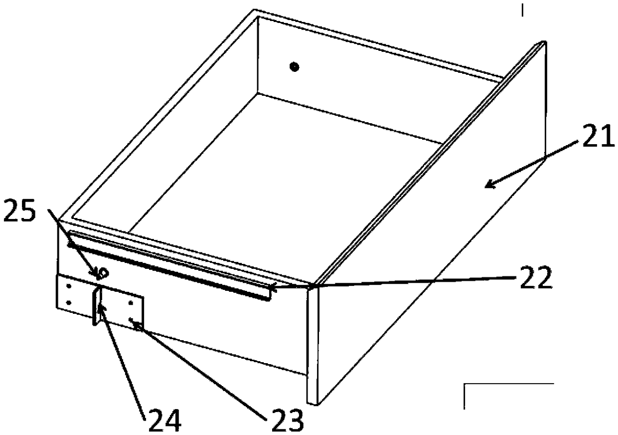Toppling-prevention drawer chest