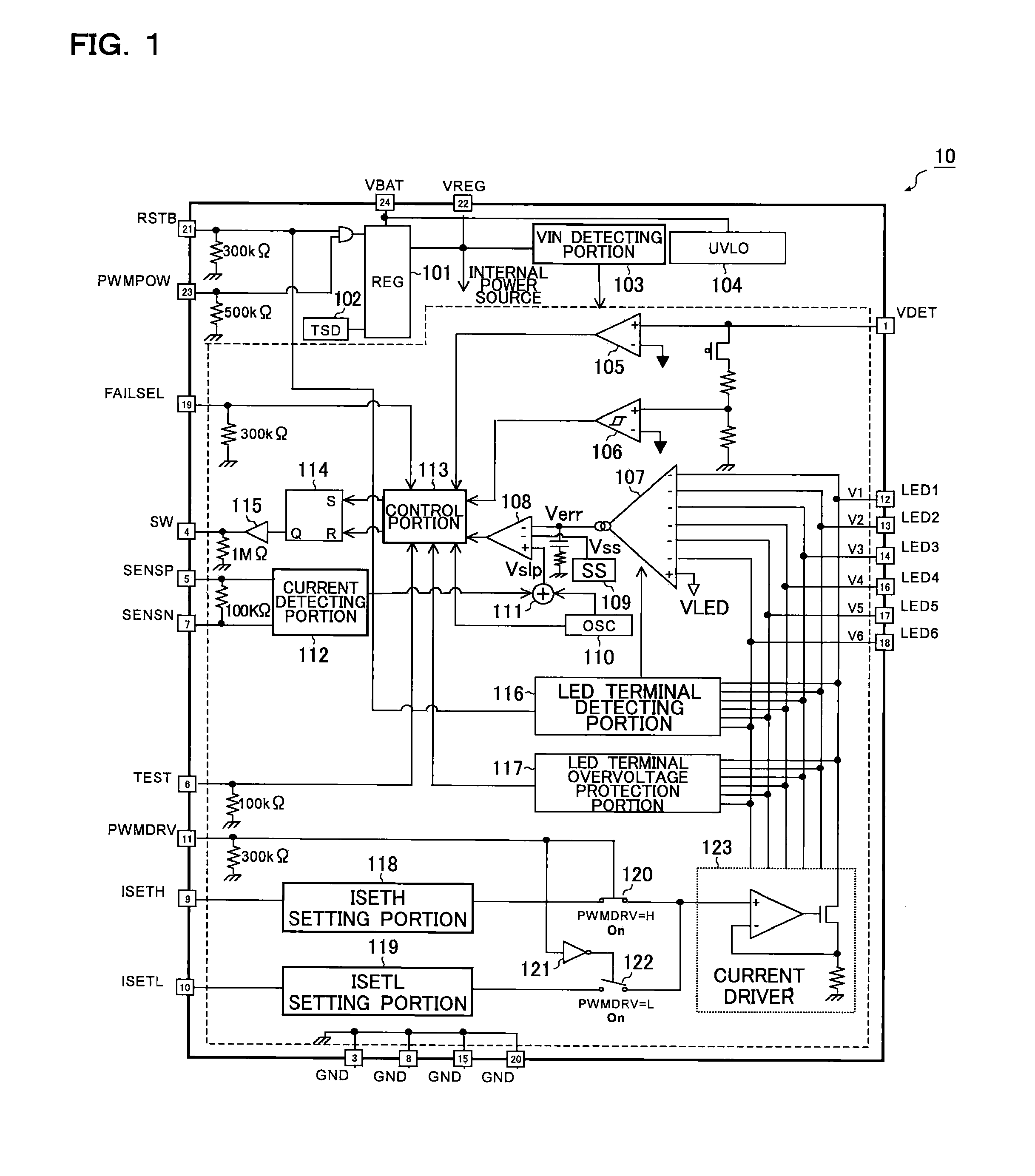 Drive unit, smoothing circuit, dc/dc converter