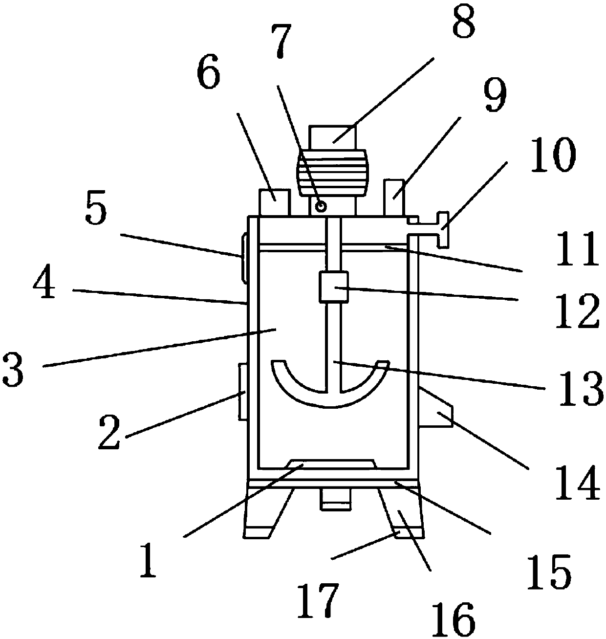 Degassing kettle for production of chlorinated paraffin