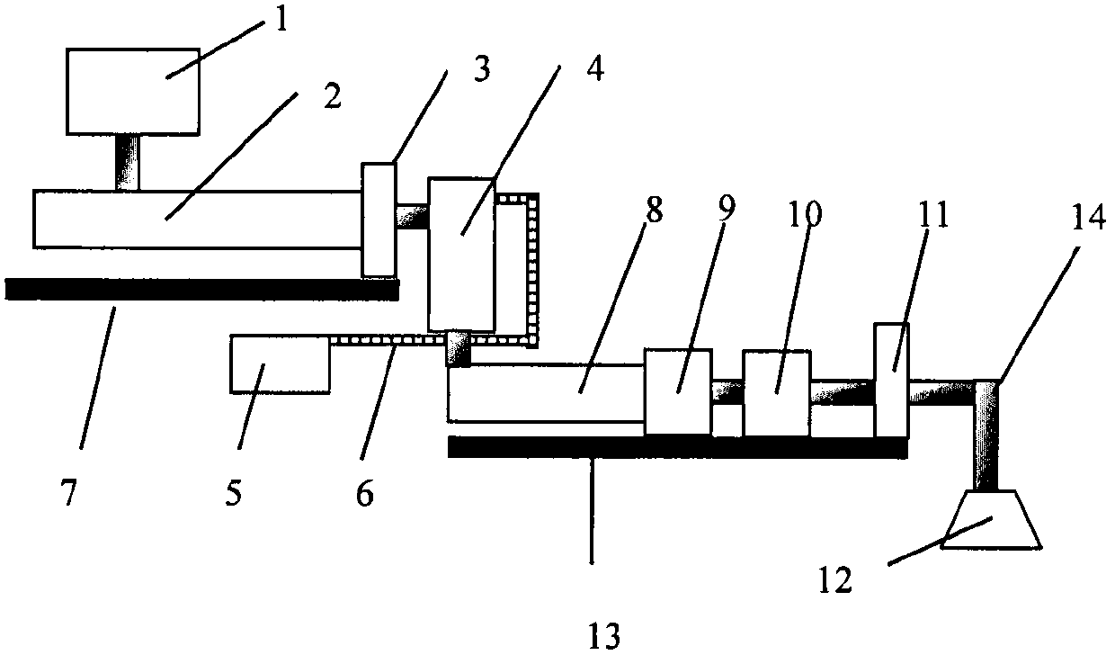 A kind of pitch carbon fiber precursor melt spinning machine