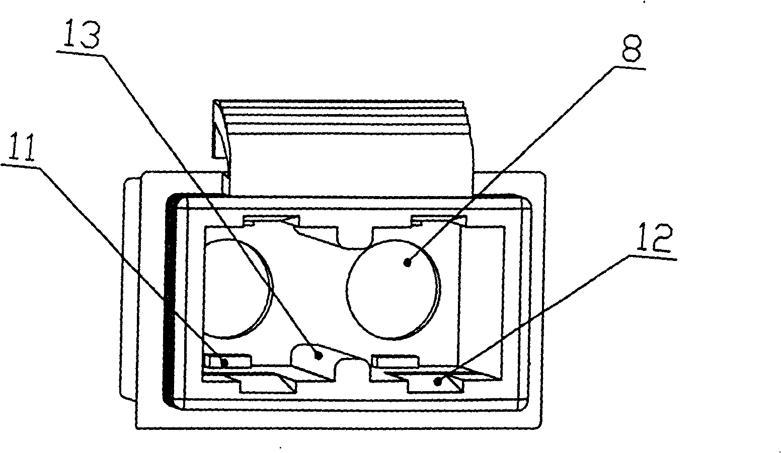 A connecting apparatus for optical fibre
