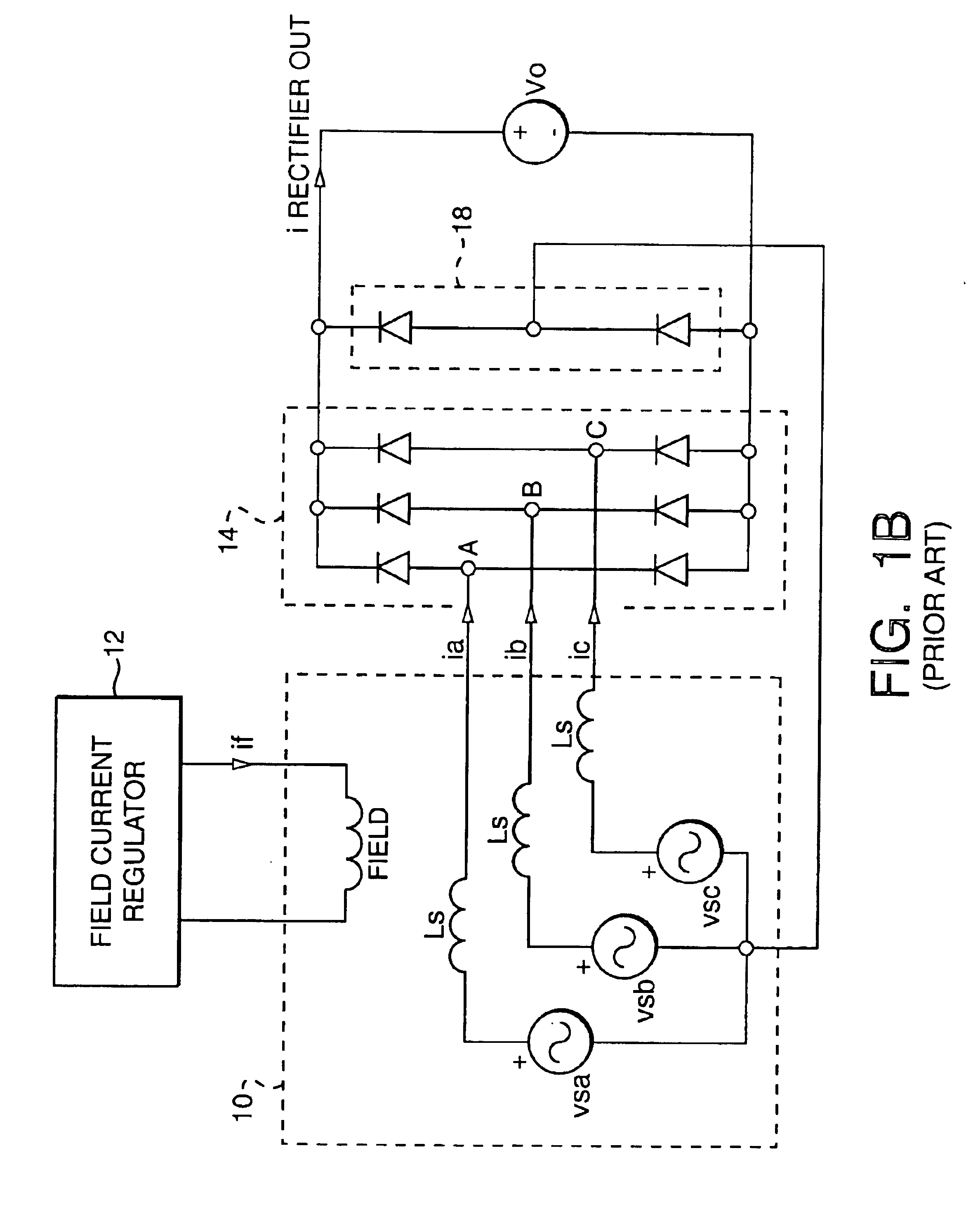 Alternator control circuit and related techniques