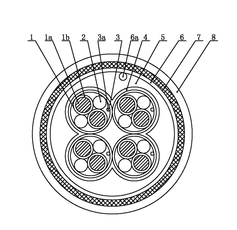 Double-shielded instrument cable for flame-resistant and fire-resistant ship and manufacture method thereof