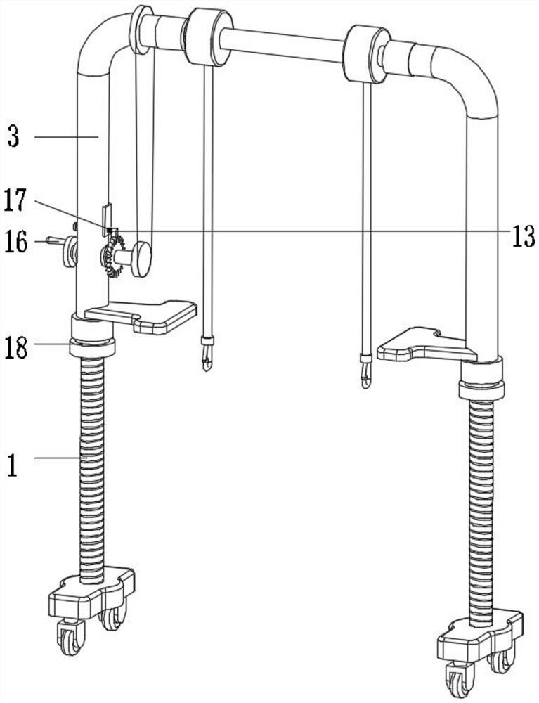 Auxiliary exercise device for orthopedic patient after operation