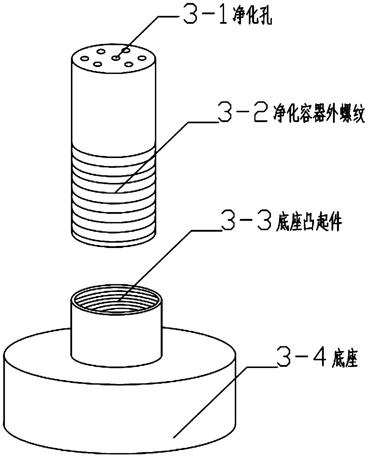 A drinking water cup with anti-scald performance