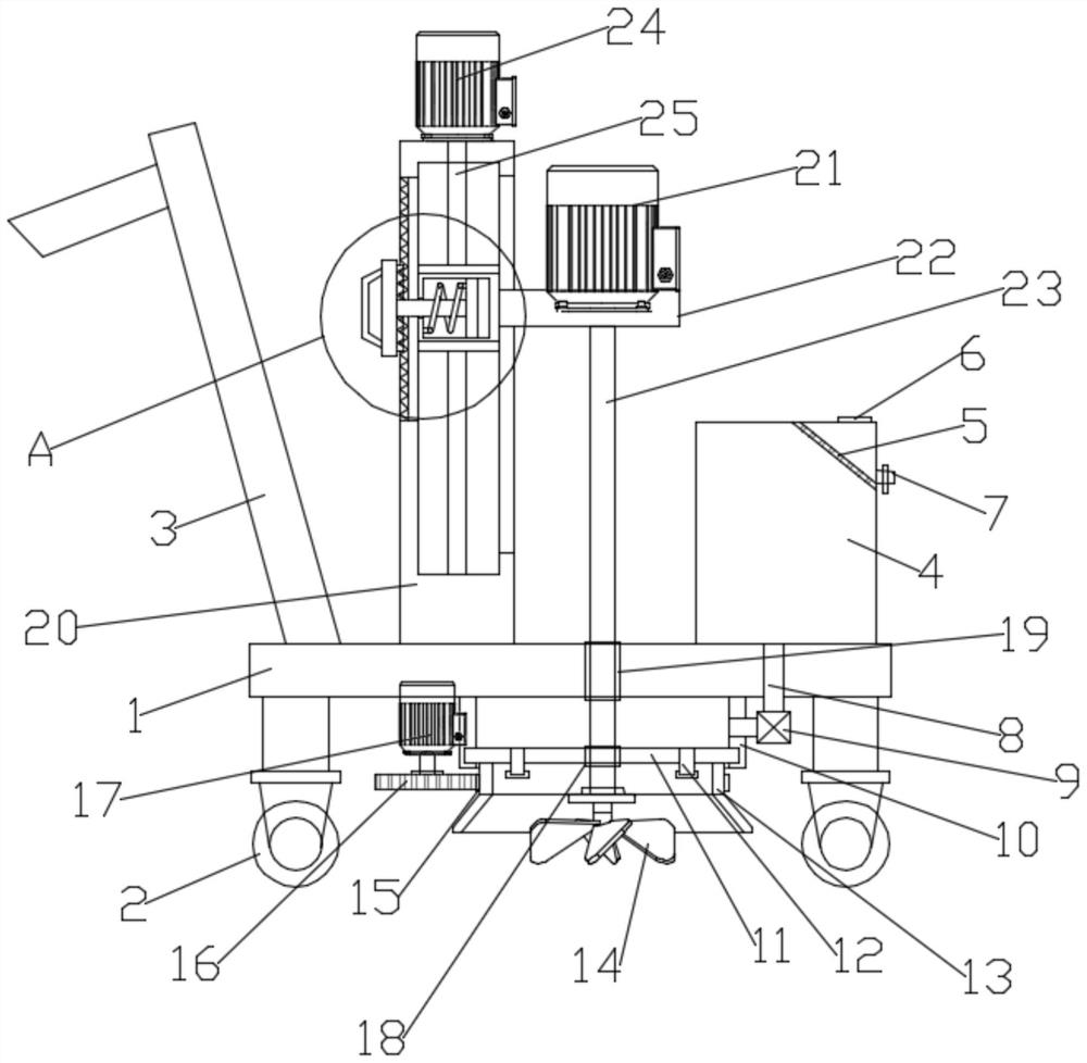 Soil loosening device capable of adjusting soil loosening depth for agricultural planting
