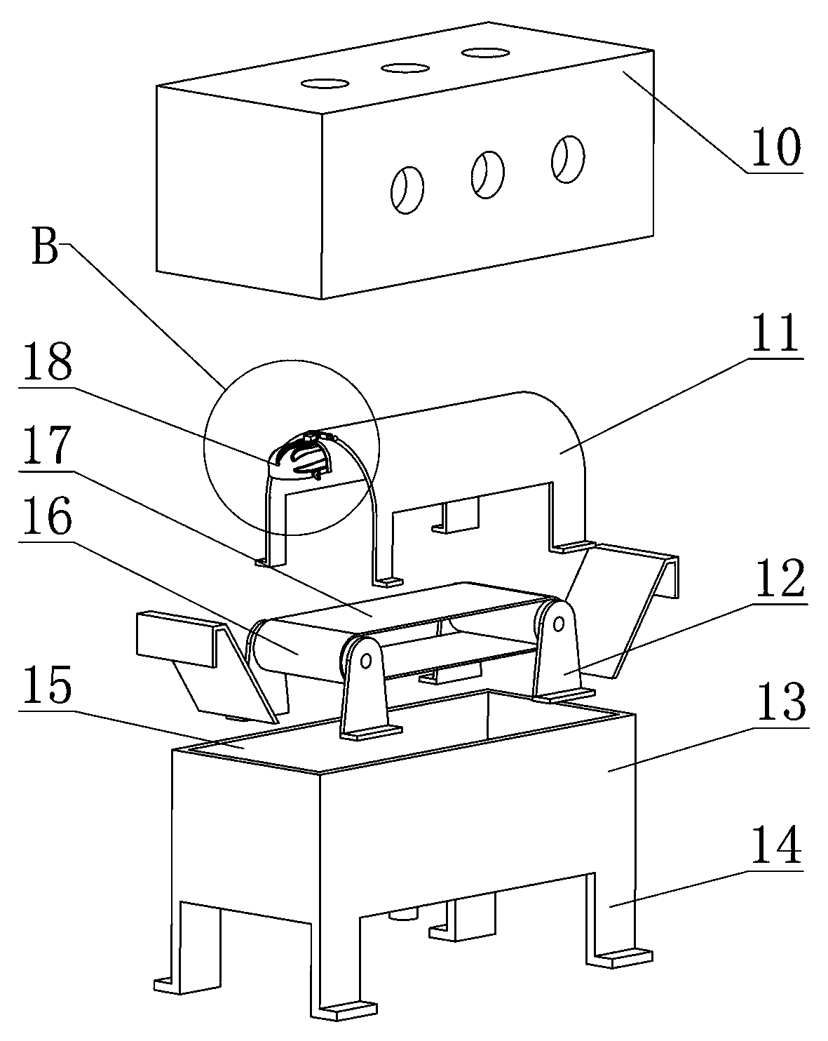 Animal motion sickness inducing device