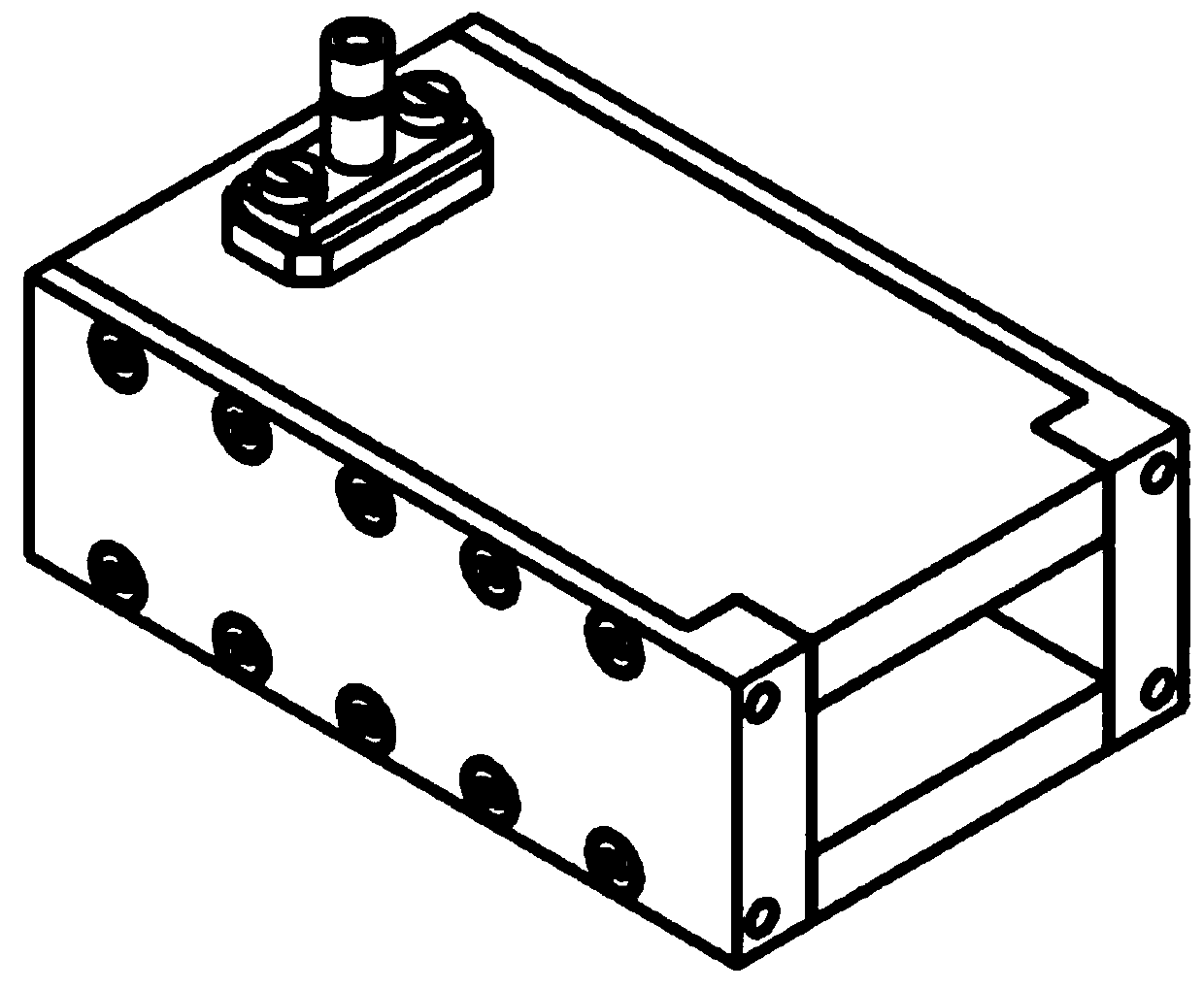 Miniaturized waveguide coaxial conversion device