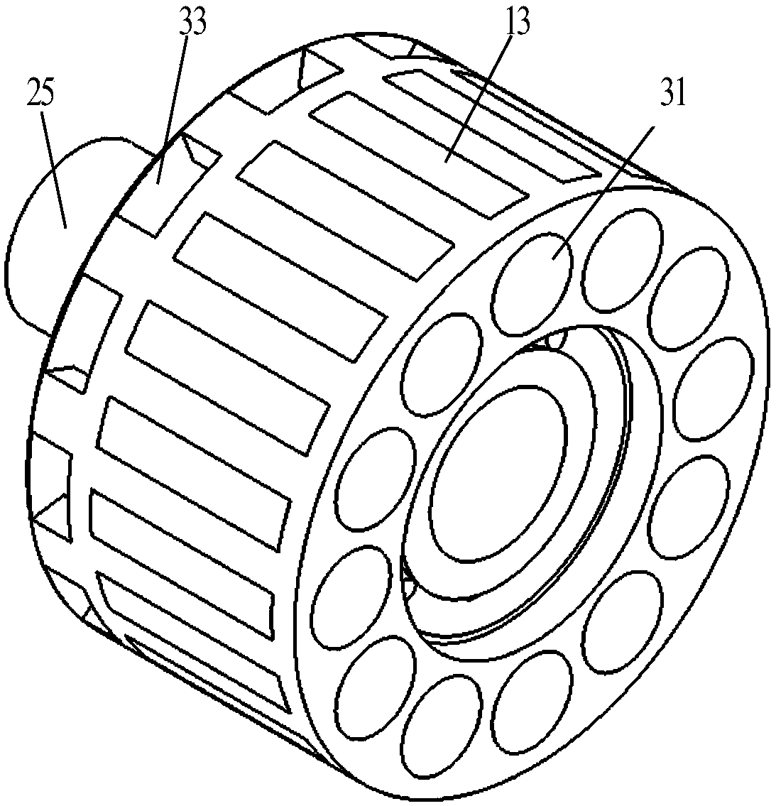 Double-rotor bidirectional variable displacement pump or motor