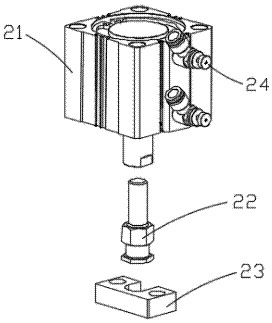 A follow-up clamping device