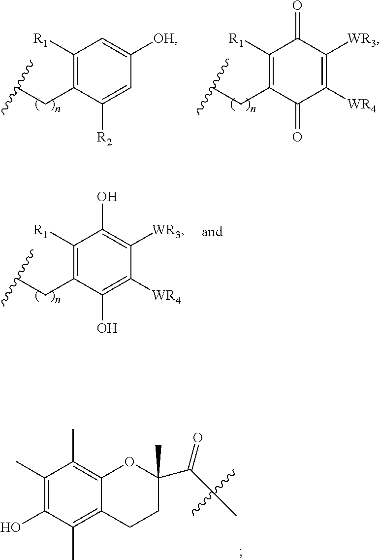 Preparation and uses of reactive oxygen species scavenger derivatives