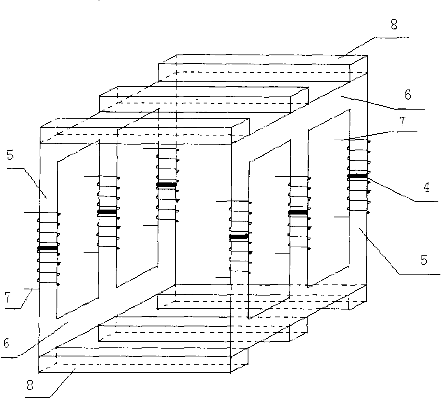 Controllable reactor with air gap