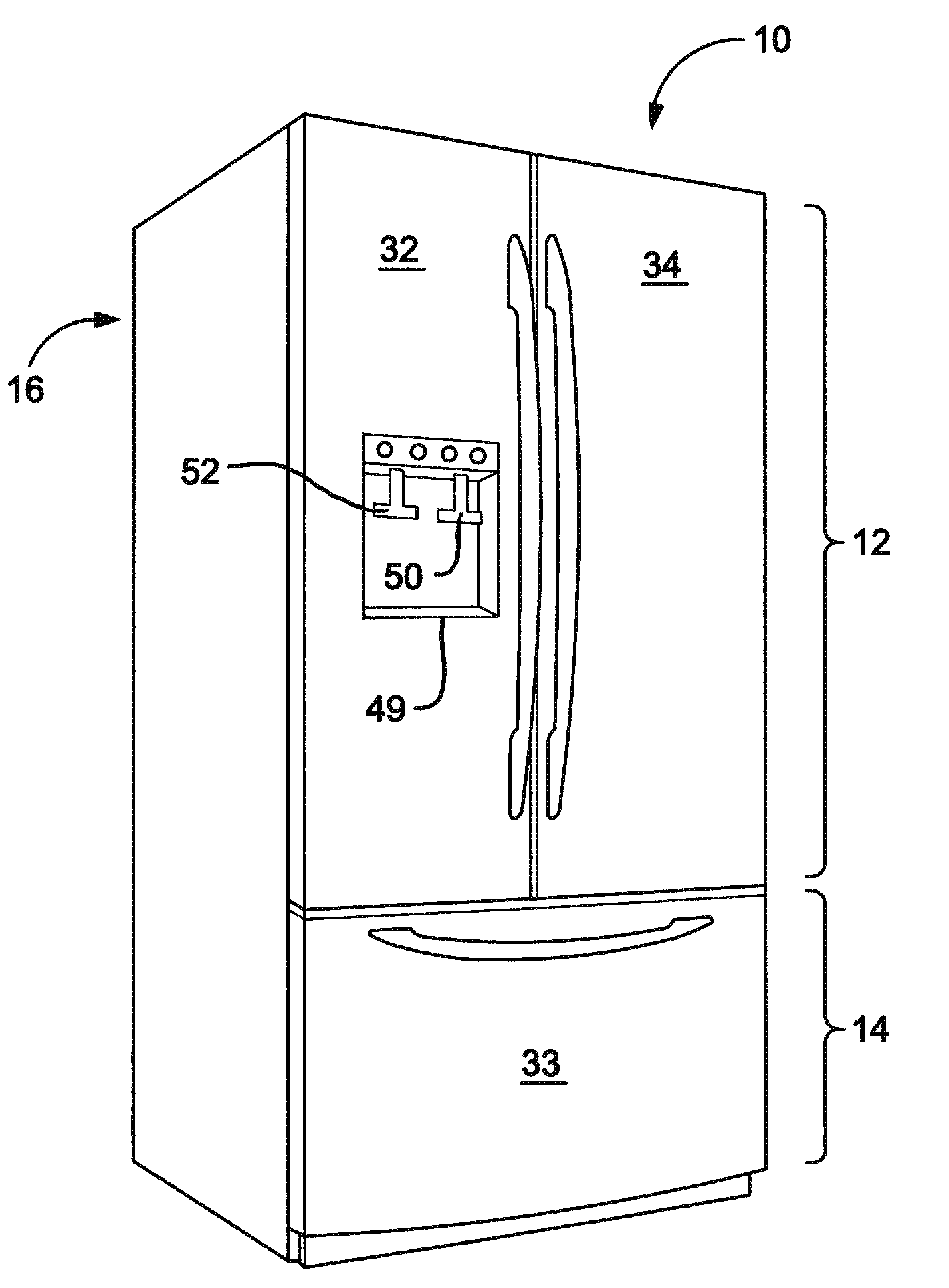 Method and apparatus for controlling temperature for forming ice within an icemaker compartment of a refrigerator