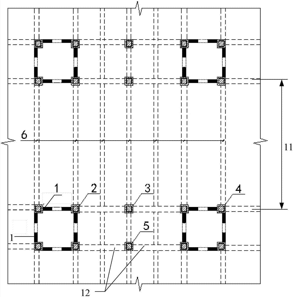 A hybrid structure with integrated upper and lower covers for subway depots