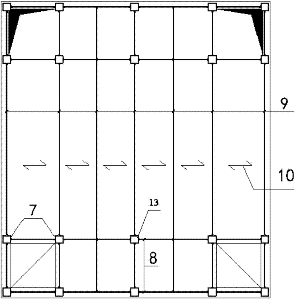 A hybrid structure with integrated upper and lower covers for subway depots