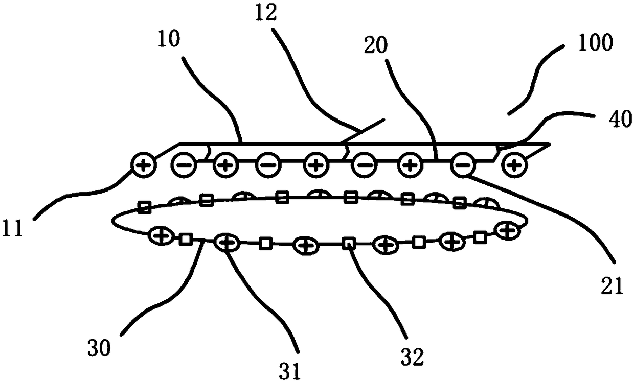 Package sealing device based on electromagnetism principle