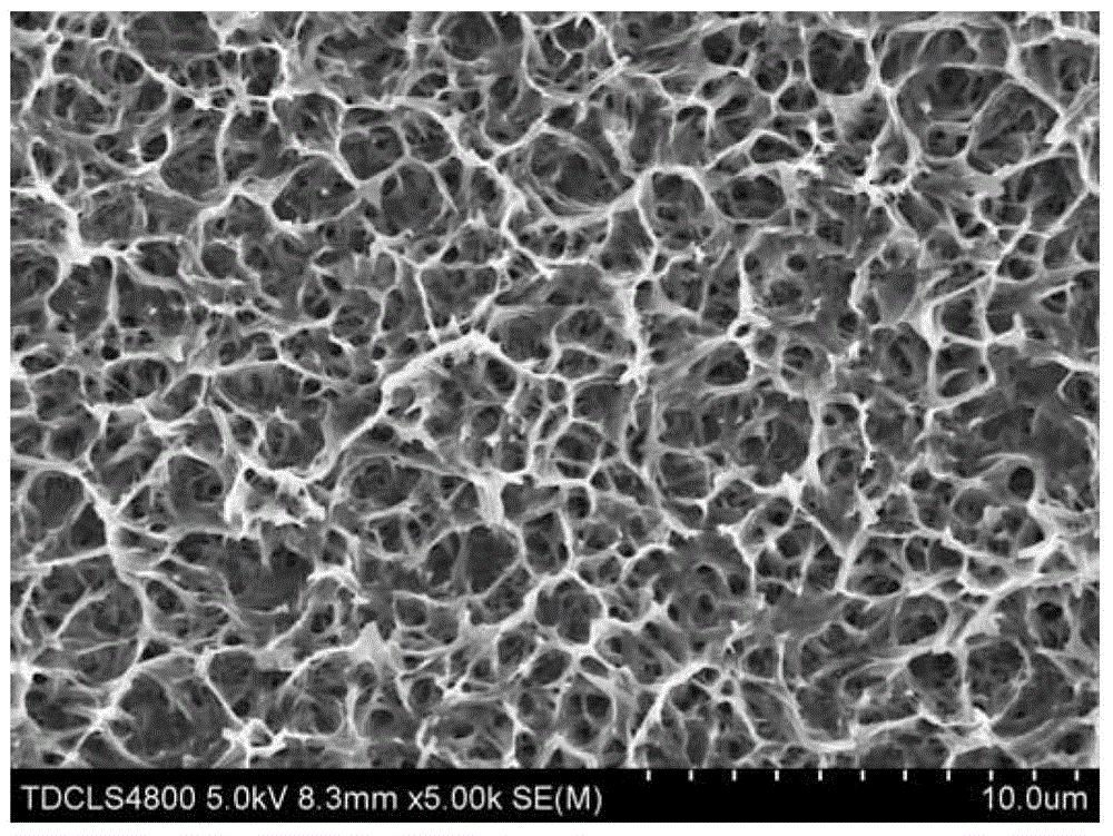 Preparation method for ethanol gas sensor based on vanadium pentoxide multilevel nanometer network structure