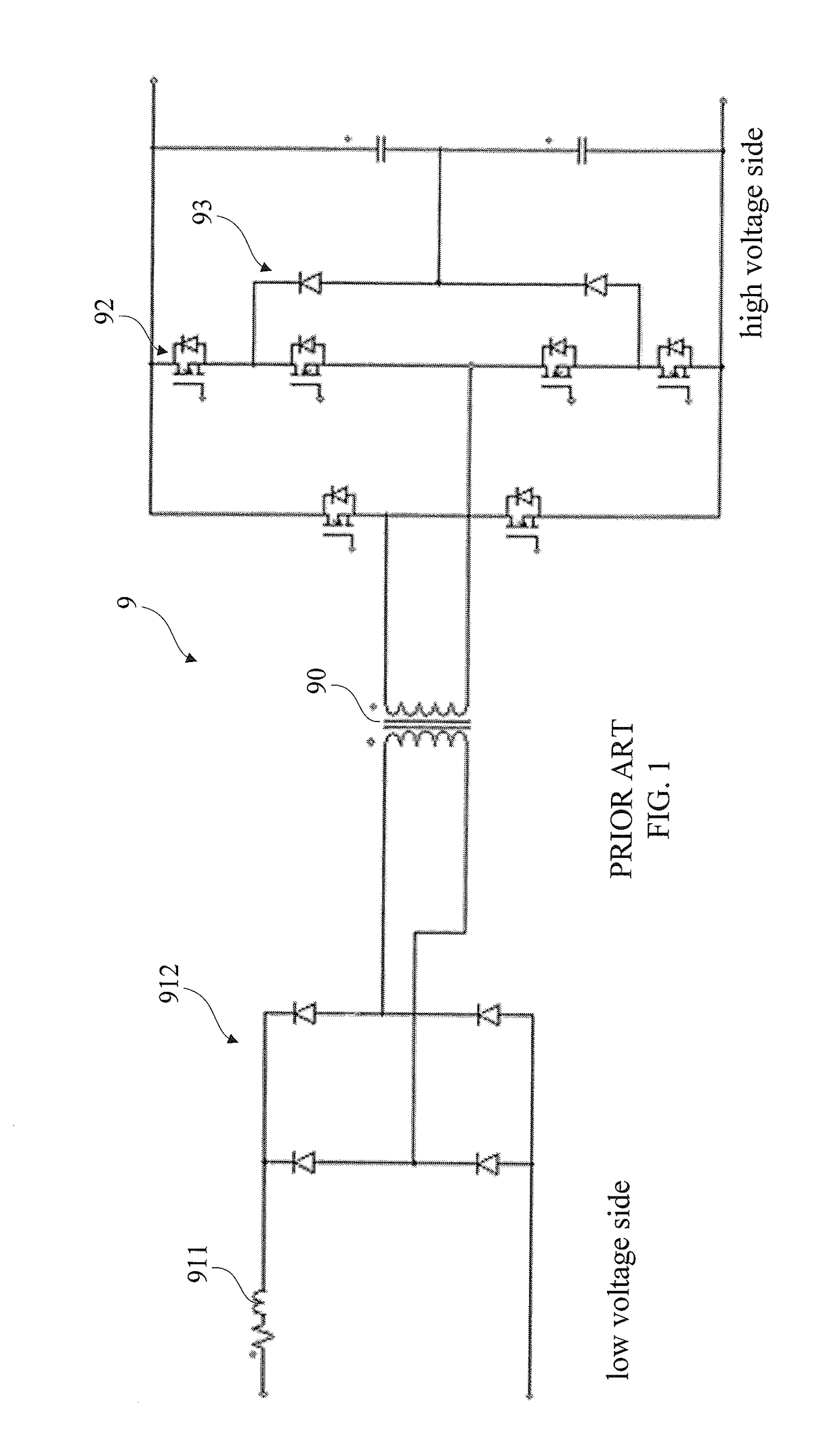 Bidirectional isolated multi-level dc-dc converter and method thereof