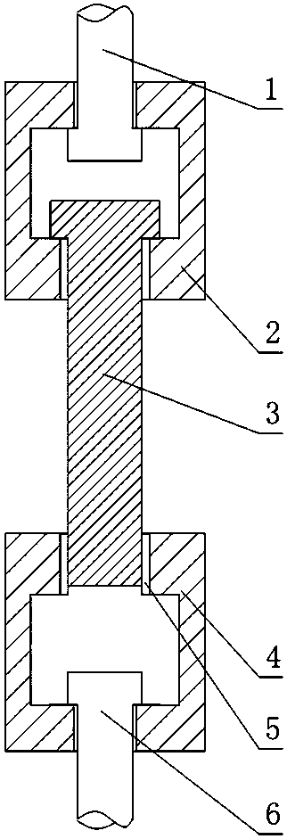 Strength test fixture capable of conveniently changing double end stud